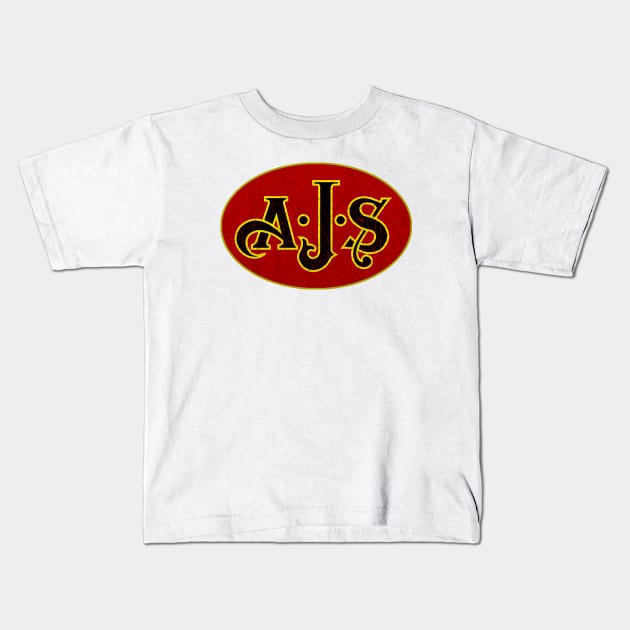 AJS Motorcycles 4 Kids T-Shirt by Midcenturydave